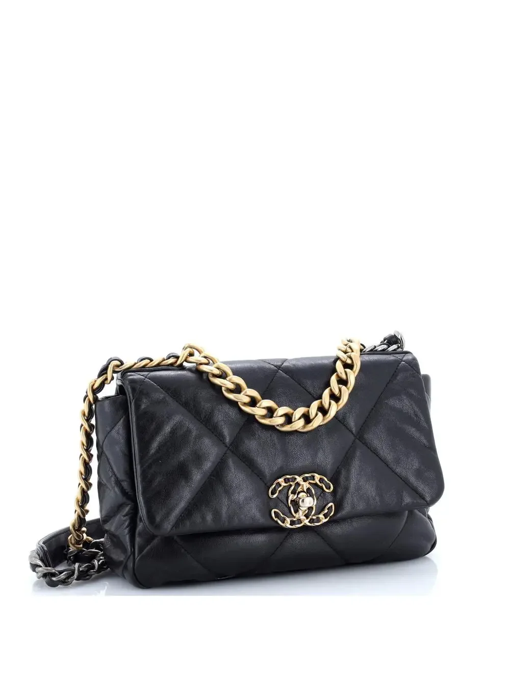 Chanel 19 Flap Bag Quilted Leather #281451C49B